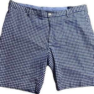 Polo 🐴 Ralph Lauren Blue Checkered Shorts 38W Euc